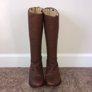 Frye Boots Tall Chestnut Brown size 7